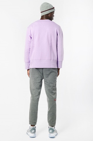 BODY ACTION-Ανδρική oversized φούτερ μπλούζα BODY ACTION 063220-01 μωβ