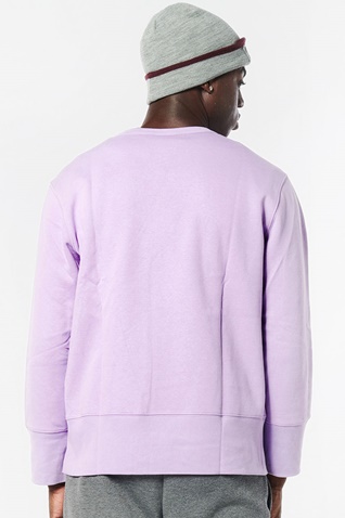 BODY ACTION-Ανδρική oversized φούτερ μπλούζα BODY ACTION 063220-01 μωβ