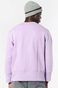 BODY ACTION-Ανδρική oversized φούτερ μπλούζα BODY ACTION 063220-01 μωβ