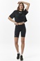 BODY ACTION-Γυναικείο κολάν biker BODY ACTION 031319-01 μαύρο