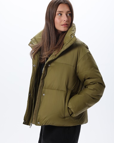 UGG AUSTRALIA-Γυναικείο puffer μπουφάν UGG 1131538 Vickie Puffer λαδί