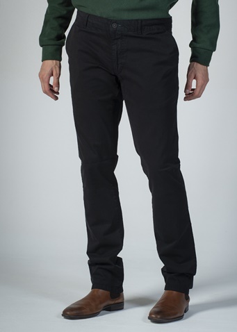 DORS-Ανδρικό chino παντελόνι DORS 2035101.C02 μαύρο