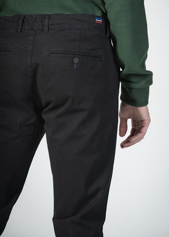 DORS-Ανδρικό chino παντελόνι DORS 2035101.C02 μαύρο