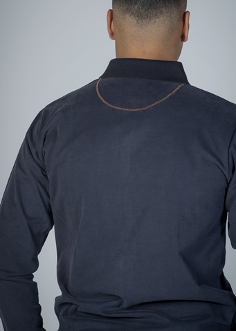 DORS-Ανδρική polo μπλούζα DORS 1133002.C02 μπλε