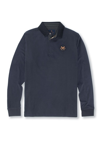 DORS-Ανδρική polo μπλούζα DORS 1133002.C02 μπλε