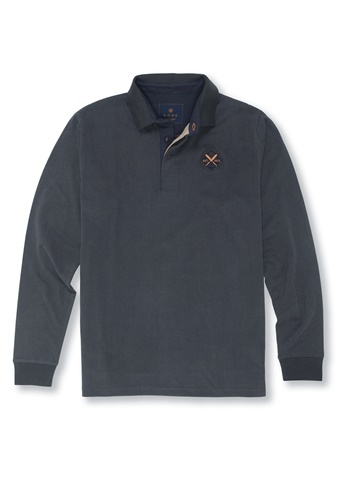 DORS-Ανδρική polo μπλούζα DORS 1133002.C03 γκρι