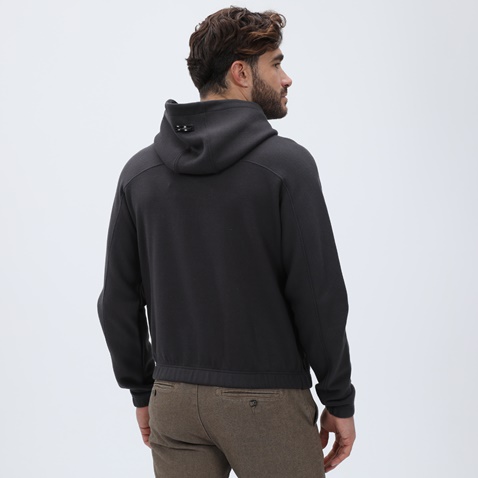 DIRTY LAUNDRY-Ανδρική φούτερ ζακέτα DIRTY LAUNDRY DLMF01W22 Regular Fit Full Zip γκρι