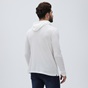DIRTY LAUNDRY-Ανδρικό μακρυμάνικο  t-shirt DIRTY LAUNDRY DLMH09W22 Lightweight Hoodie λευκό