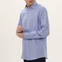 MARTIN & CO-Ανδρικό πουκάμισο MARTIN & CO 223-52-1610 COMFORT FIT μπλε