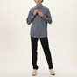 MARTIN & CO-Ανδρικό πουκάμισο MARTIN & CO 223-52-1610 COMFORT FIT γκρι