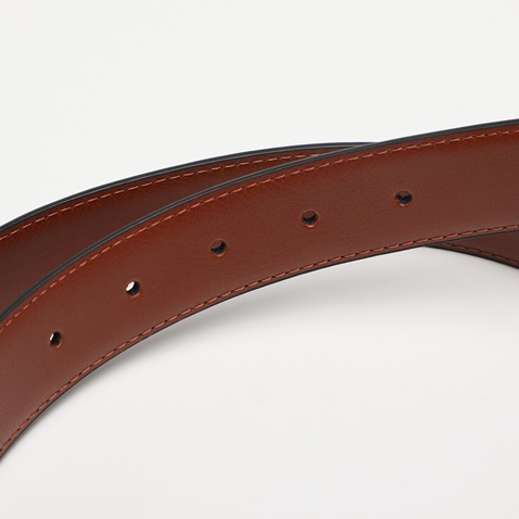 MARTIN & CO-Ανδρική ζώνη MARTIN & CO 123-122-0002 μαύρη καφέ