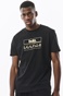 BODY ACTION-Ανδρικό t-shirt BODY ACTION 053325-01 μαύρο