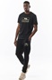 BODY ACTION-Ανδρικό t-shirt BODY ACTION 053325-01 μαύρο