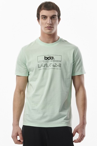 BODY ACTION-Ανδρικό t-shirt BODY ACTION 053325-01 πράσινο