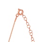 JEWELTUDE-Γυναικείο ασημένιο κολιέ JEWELTUDE 15574 ροζ επιχρυσωμένο