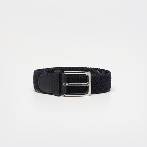 MARTIN & CO-Ανδρική πλεκτή ζώνη MARTIN & CO 124-120-0001 μπλε