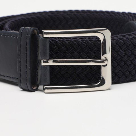 MARTIN & CO-Ανδρική πλεκτή ζώνη MARTIN & CO 124-120-0001 μπλε