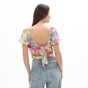 ATTRATTIVO-Γυναικείο cropped top ATTRATTIVO 9916253 floral πολύχρωμο