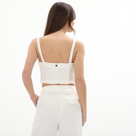 ATTRATTIVO-Γυναικείο cropped top ATTRATTIVO 92113274 λευκό