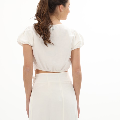 ATTRATTIVO-Γυναικείο cropped top ATTRATTIVO  9916267 εκρού