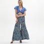 ATTRATTIVO-Γυναικείο cropped top ATTRATTIVO 9916267 μπλε μωβ