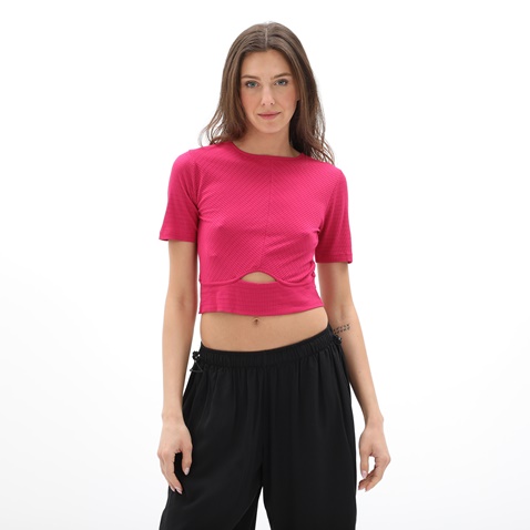 ATTRATTIVO-Γυναιεκίο cropped t-shirt ATTRATTIVO 91024249 φούξια