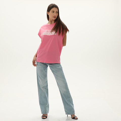 'ALE-Γυναικείο t-shirt 'ALE 8916593 ροζ