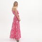'ALE-Γυναικείο maxi φόρεμα 'ALE 8916340 ροζ floral