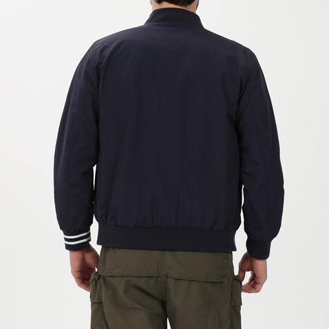 DORS-Ανδρικό bomber jacket διπλής όψης DORS 3034002.C01 μαύρο μπλε