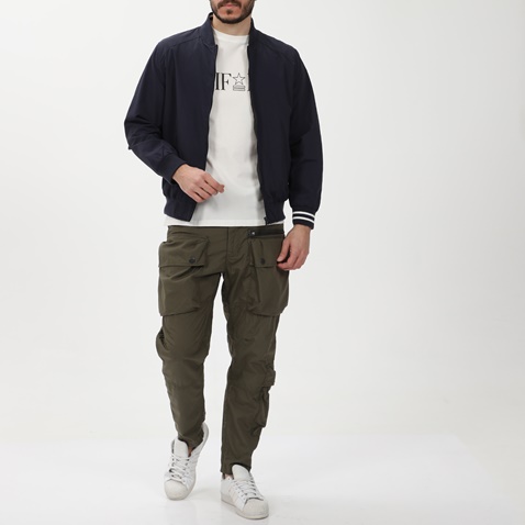 DORS-Ανδρικό bomber jacket διπλής όψης DORS 3034002.C01 μαύρο μπλε