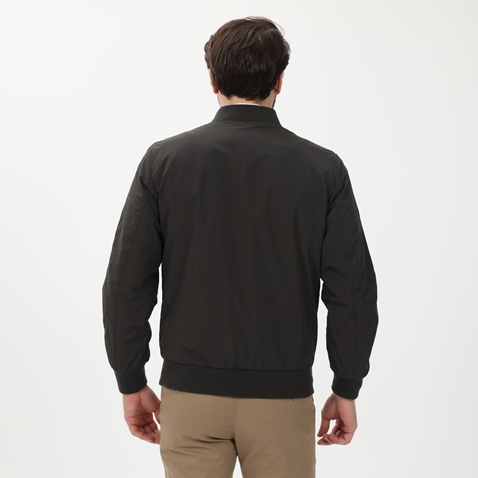 DORS-Ανδρικό bomber jacket διπλής όψης DORS 3034002.C02 μπεζ χακί