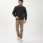 DORS-Ανδρικό bomber jacket διπλής όψης DORS 3034002.C02 μπεζ χακί