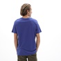 BATTERY-Ανδρικό t-shirt BATTERY 21231133 μπλε μωβ
