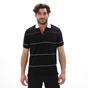 OCEAN SHARK-Ανδρική polo μπλούζα OCEAN SHARK 1010083221 RUGBY μαύρη