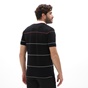OCEAN SHARK-Ανδρική polo μπλούζα OCEAN SHARK 1010083221 RUGBY μαύρη