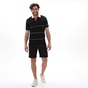 OCEAN SHARK-Ανδρική polo μπλούζα OCEAN SHARK 1010083221 RUGBY μαύρη