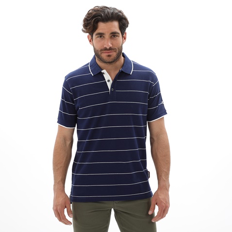 OCEAN SHARK-Ανδρική polo μπλούζα OCEAN SHARK 1010084221 RUGBY μπλε