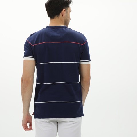 OCEAN SHARK-Ανδρική polo μπλούζα OCEAN SHARK 1010086221 μπλε