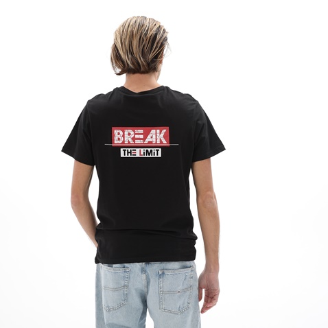 BATTERY-Ανδρικό t-shirt BATTERY 21231156 μαύρο