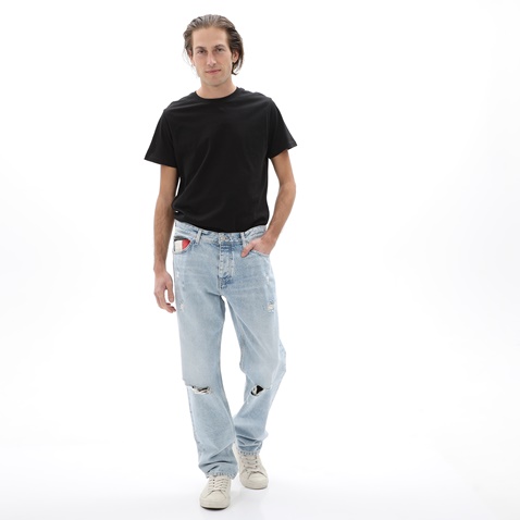 BATTERY-Ανδρικό t-shirt BATTERY 21231156 μαύρο