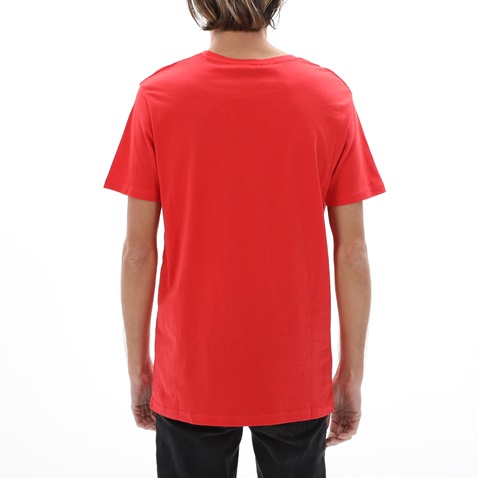 BATTERY-Ανδρικό t-shirt BATTERY 21231143 κόκκινο