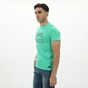 BATTERY-Ανδρικό t-shirt BATTERY 21231145 πράσινο