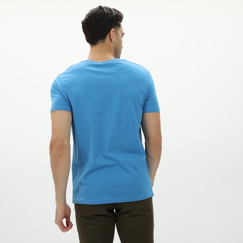 BATTERY-Ανδρικό t-shirt BATTERY 21231159 μπλε