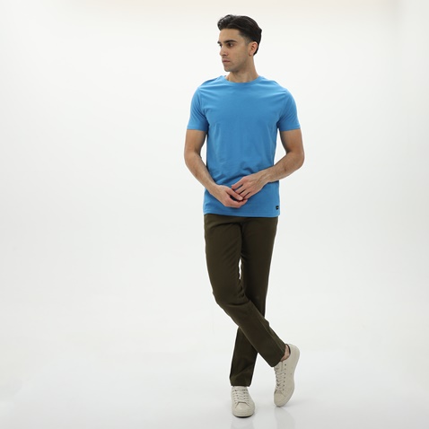 BATTERY-Ανδρικό t-shirt BATTERY 21231159 μπλε