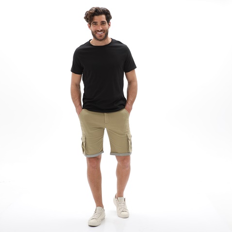 BATTERY-Ανδρικό t-shirt BATTERY 21231160 μαύρο