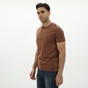 BATTERY-Ανδρικό t-shirt BATTERY 21231162 καφέ