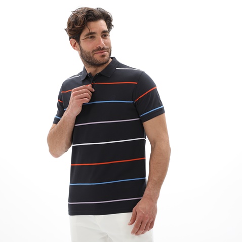 DORS-Ανδρική polo μπλούζα DORS 1132008.C01 μπλε