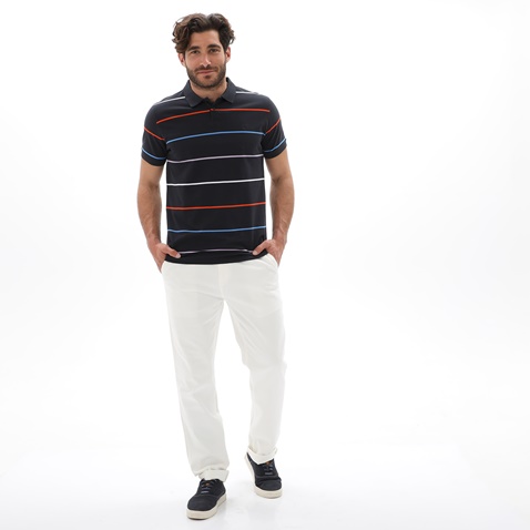 DORS-Ανδρική polo μπλούζα DORS 1132008.C01 μπλε