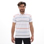 DORS-Ανδρική polo μπλούζα DORS 1132008.C02 λευκή