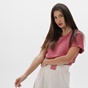 BODYTALK-Γυναικεία cropped φούτερ μπλούζα BODYTALK 1231-902620 ροζ